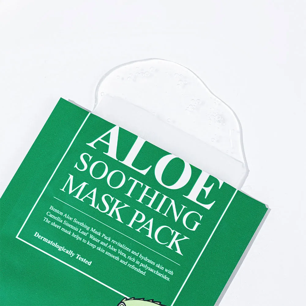 Aloe Soothing Mask Pack Set [10 Masks]