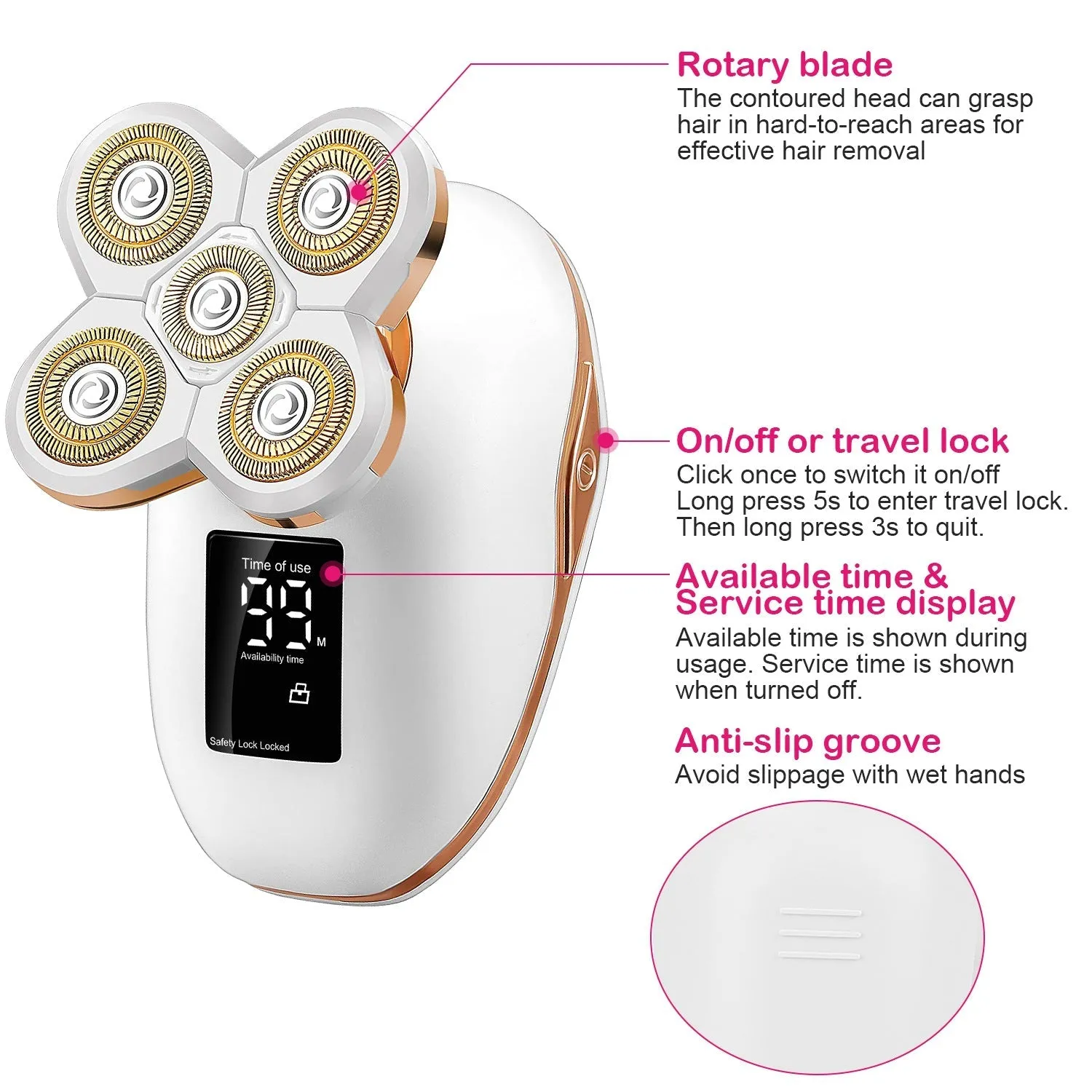 Electric Razor for Women Painless Leg Shaver