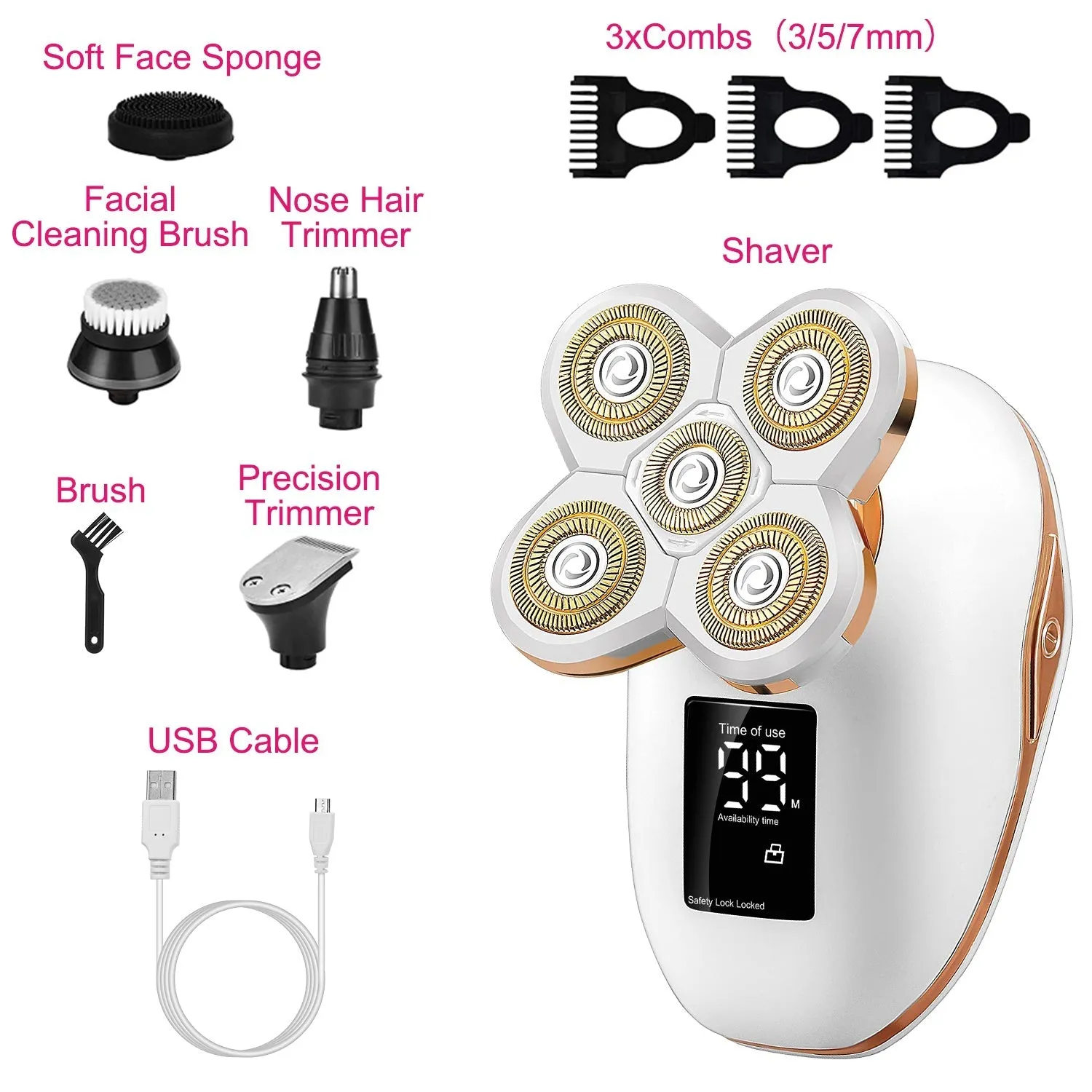 Electric Razor for Women Painless Leg Shaver