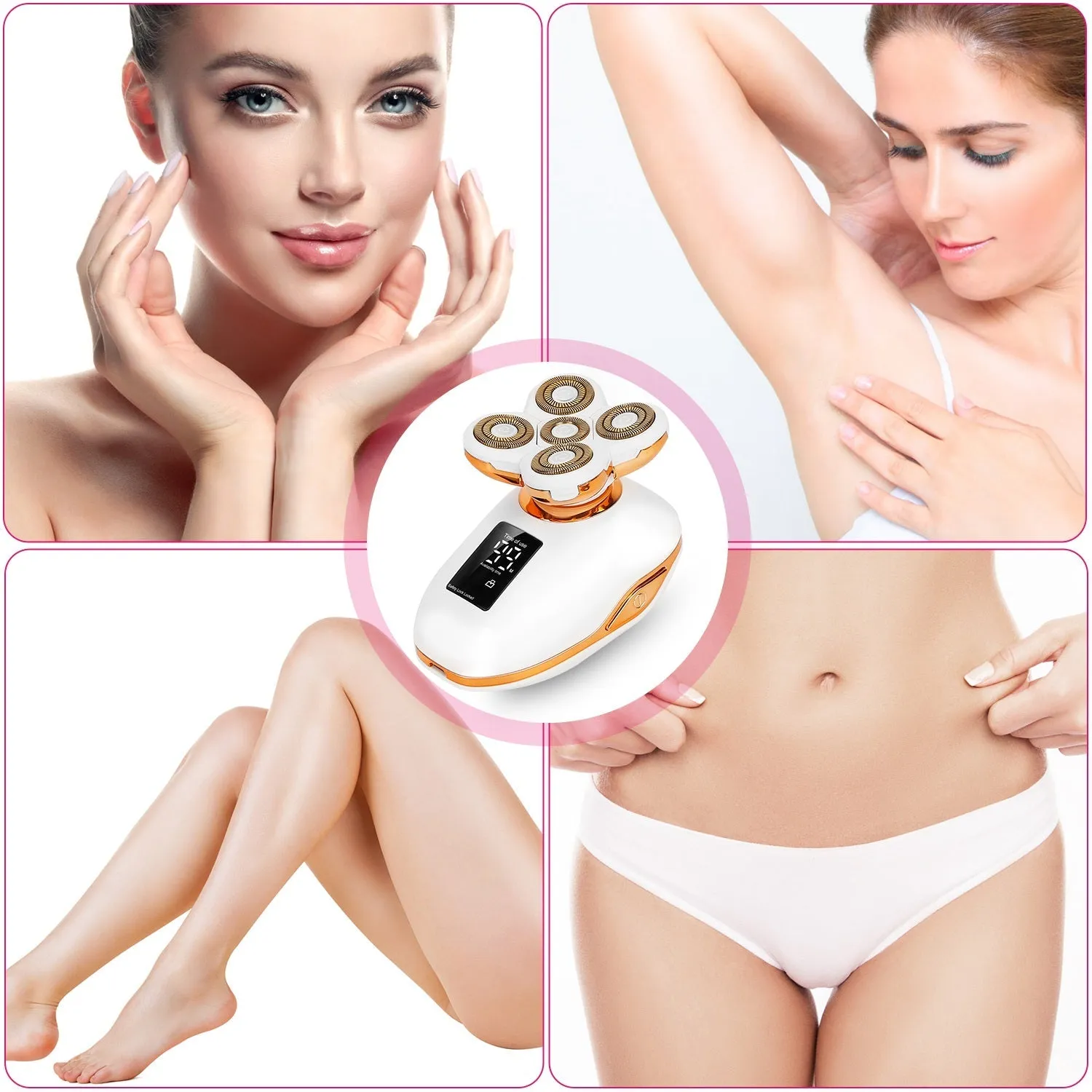 Electric Razor for Women Painless Leg Shaver
