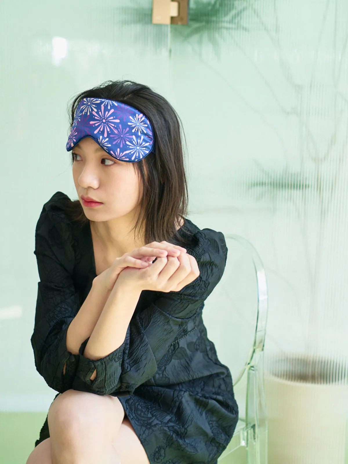“Fireworks” Silk Sleep Eye Mask