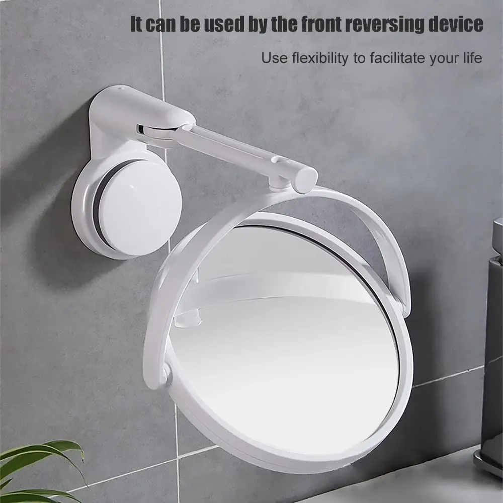 Furret Wall-Mounted Mirror Circle Mirror Round Mirror Bathroom Double Sided Mirror