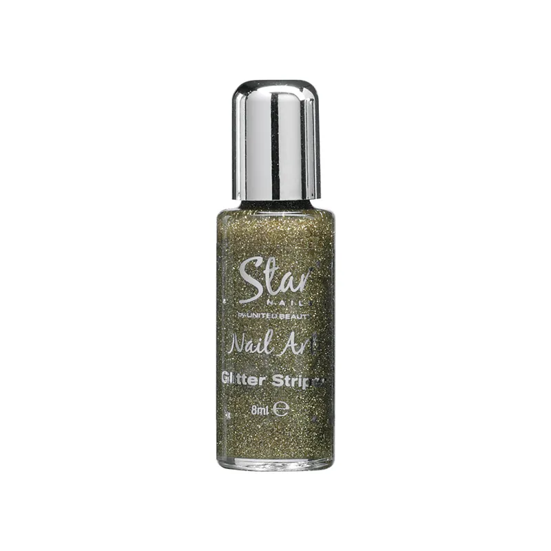Nail Art Striper Pen - Gold Glitter - 8ml