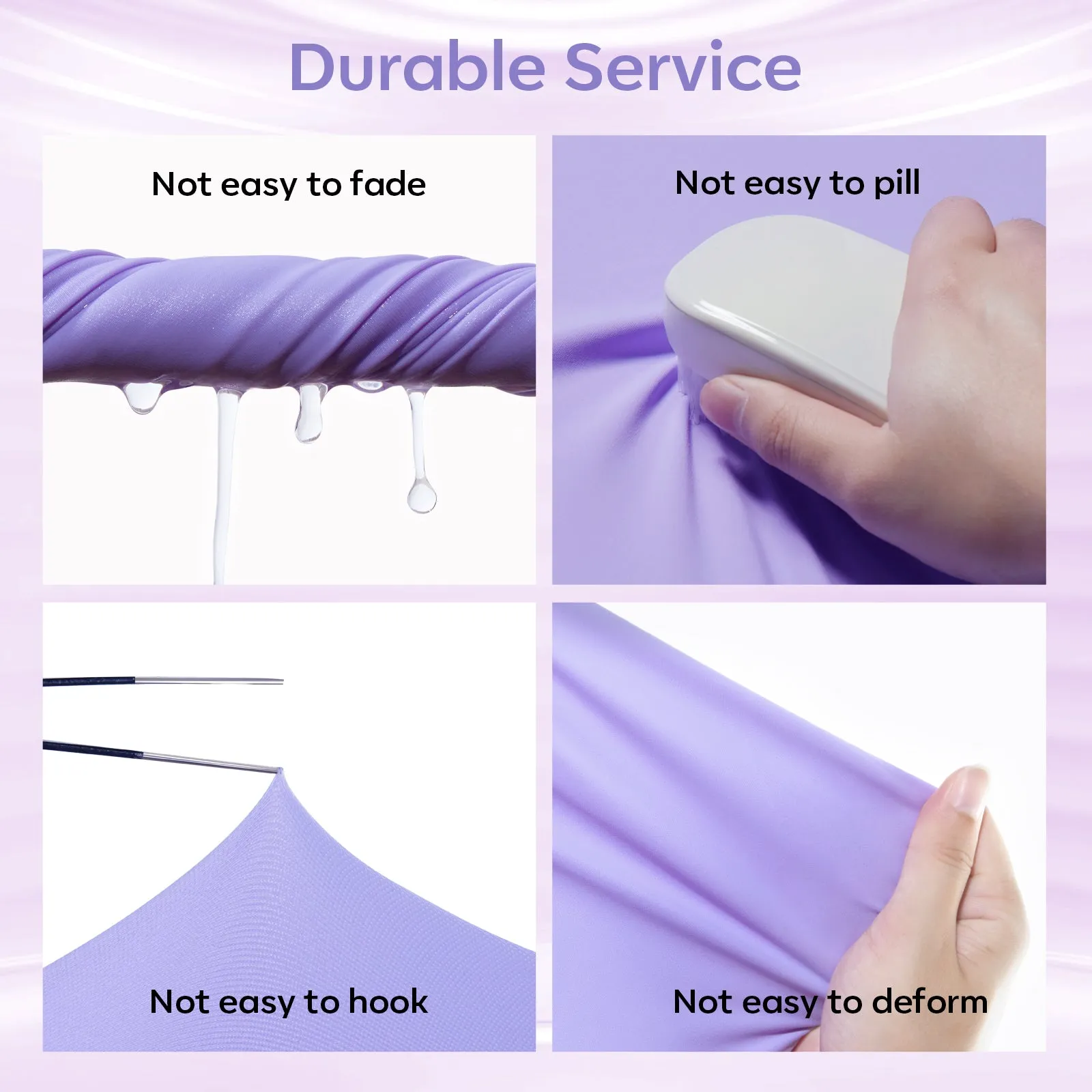 Purple Anti-UV light Glove For Nails  Salon Professional UPF 99 
