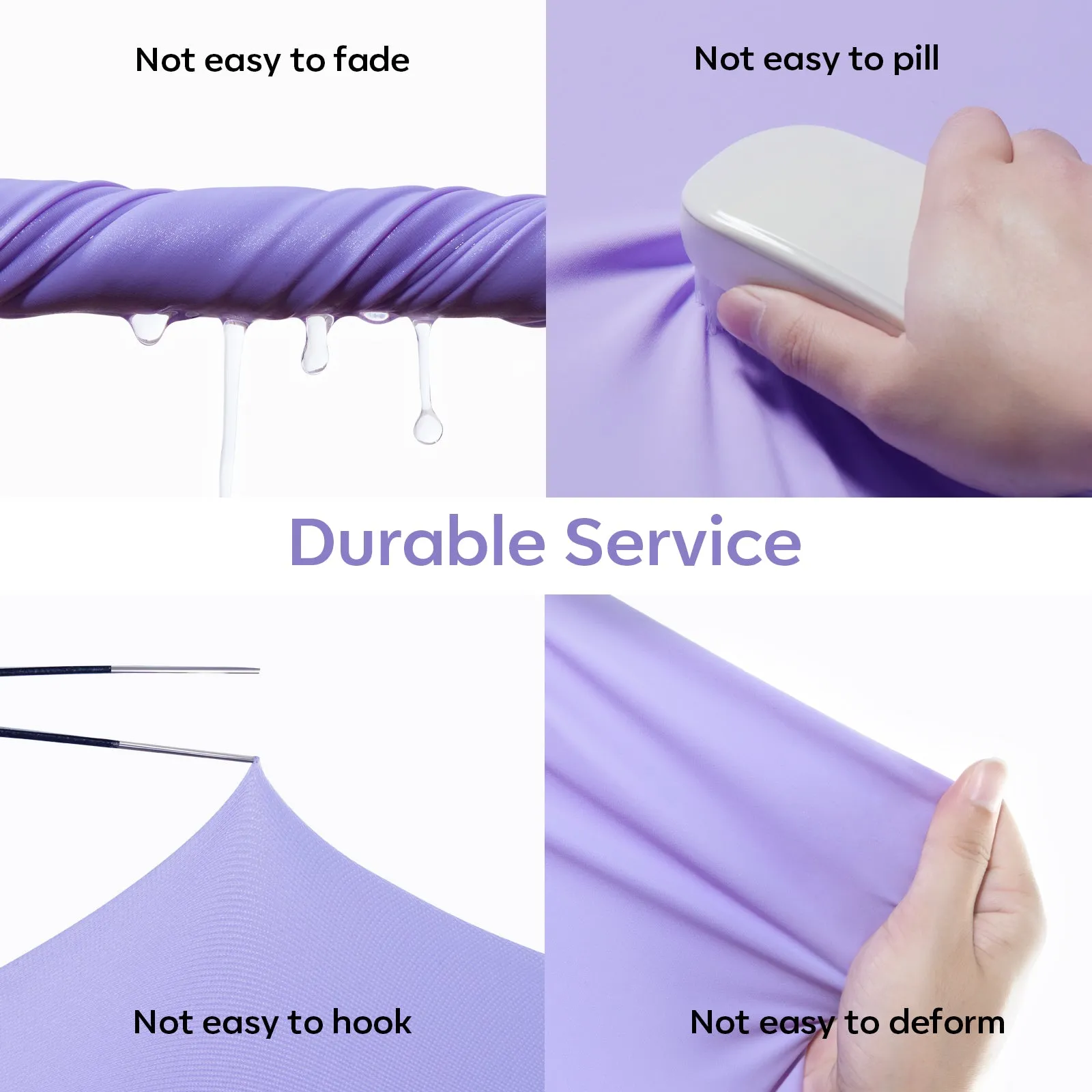 Purple Anti-UV light Glove For Nails  Salon Professional UPF 99 