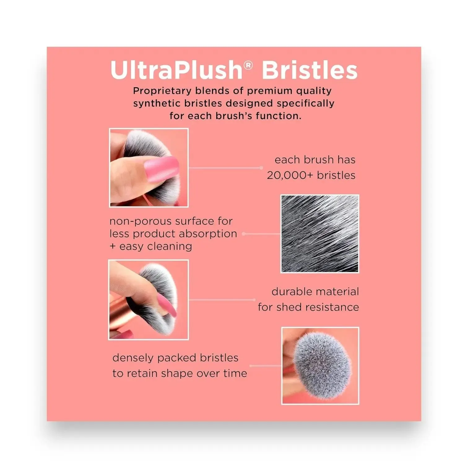 Real Techniques Everyday Essential Makeup Brush Set