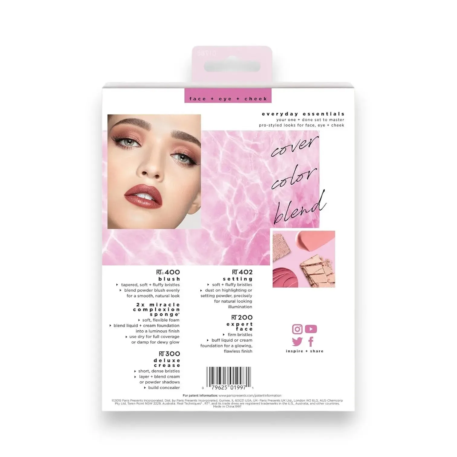 Real Techniques Everyday Essential Makeup Brush Set