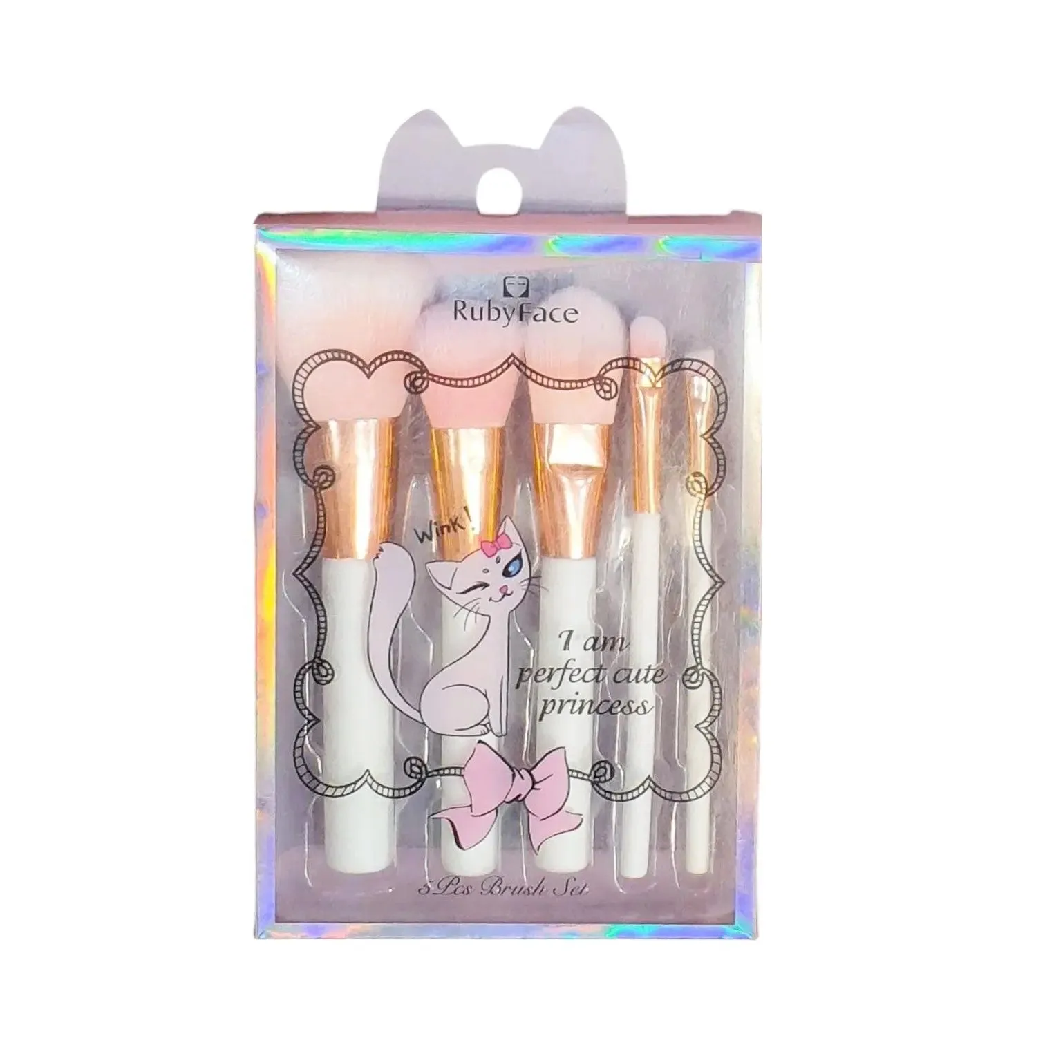 Rubyface 5-Piece Makeup Brush Set
