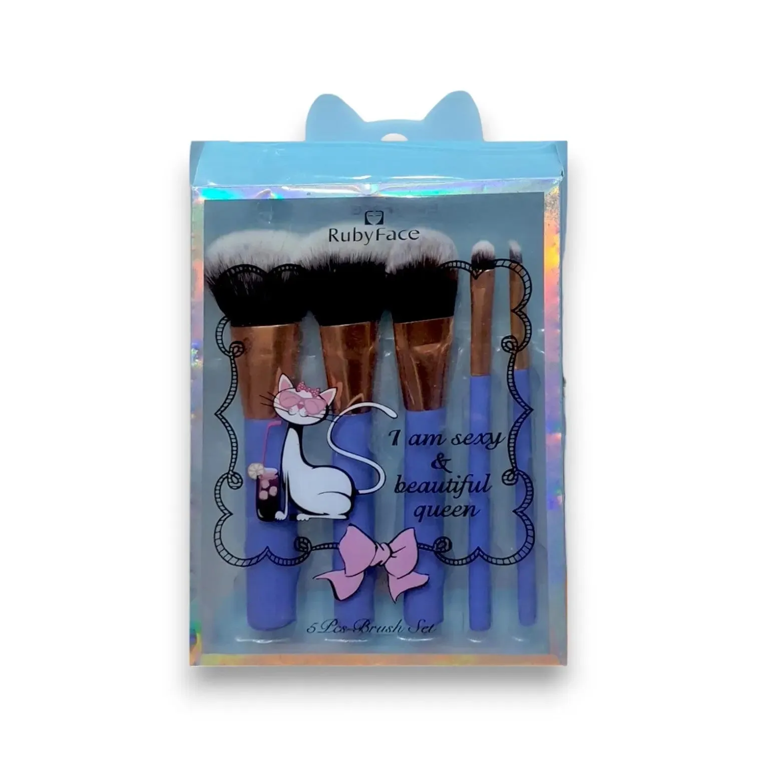Rubyface 5-Piece Makeup Brush Set