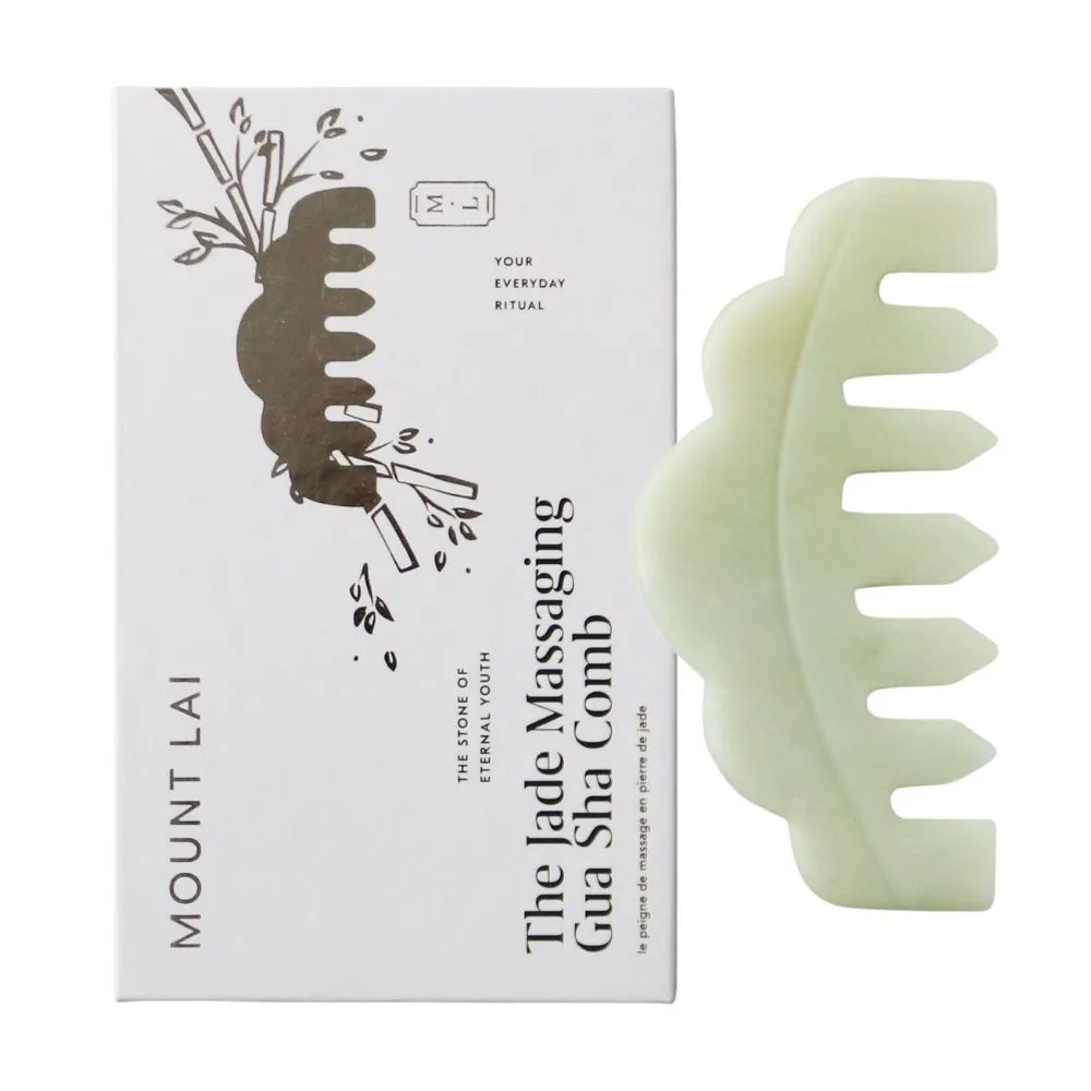 The Jade Massaging Gua Sha Comb