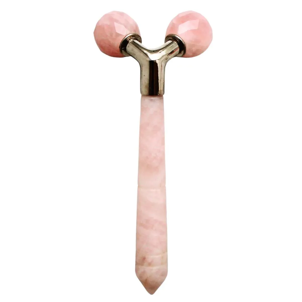 The Rose Quartz Tension Melting Massager for Face & Neck